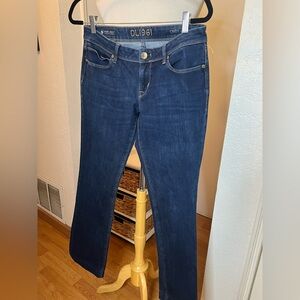 DL1961 Women's Dark Blue Slim boot